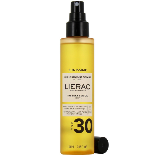Lierac Sunissime L'Huile Soyeuse Solaire Corps SPF30 ou 50