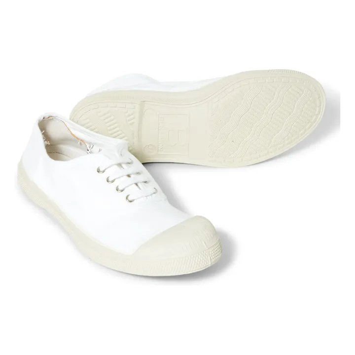 Bensimon Tennis Lacets Vegan | Blanc