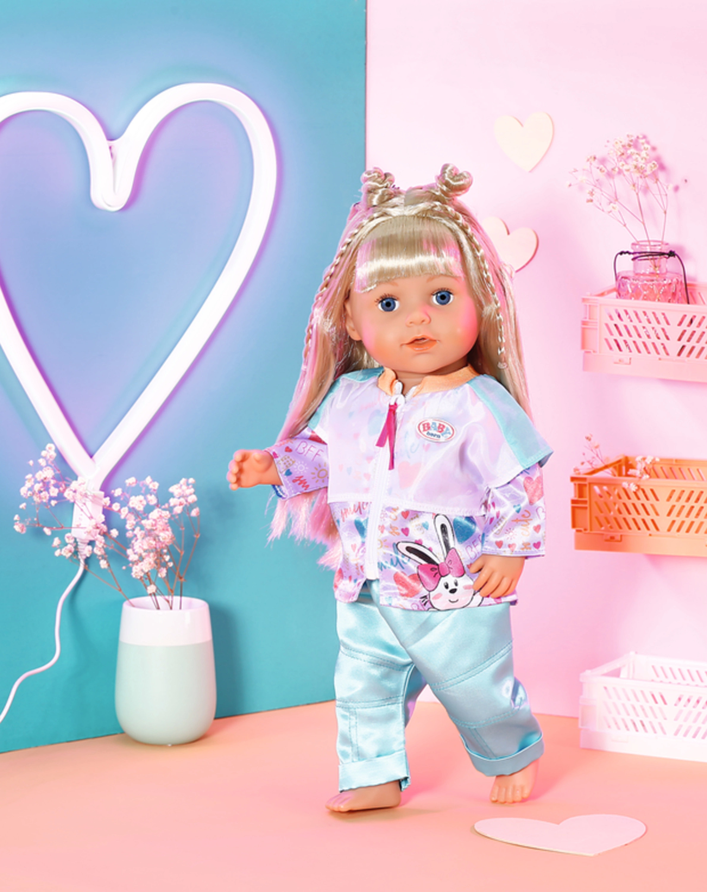BABY born® Freizeitanzug AQUA (43cm)