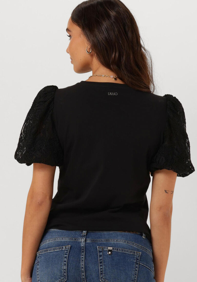 LIU JO zwarte liu jo t-shirt t-shirt moda m/c a