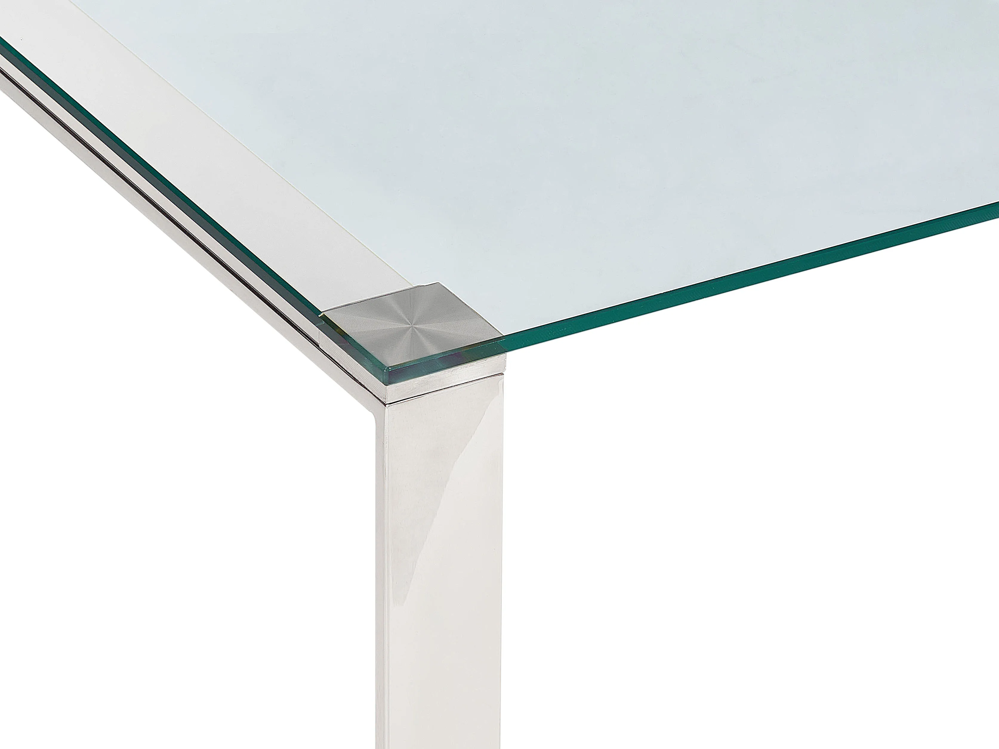 Salontafel TILON Veiligheidsglas Zilver