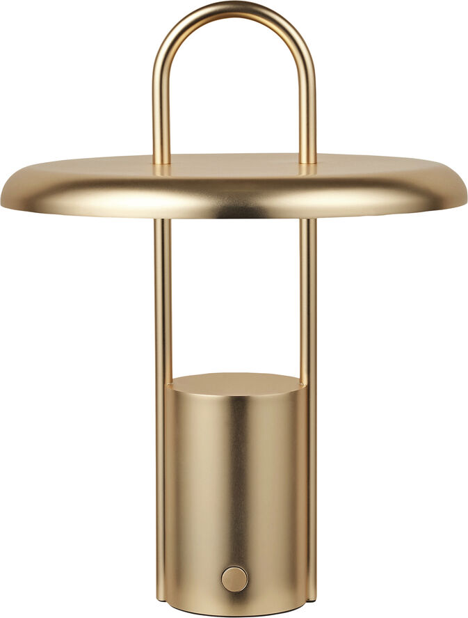 Stelton Pier portable LED Table Lamp H25 Brass