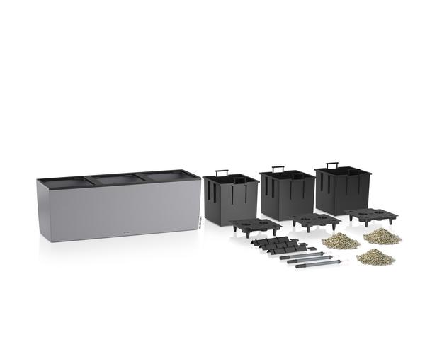 LECHUZA® Kunststoff-Kasten Trio Stone inkl.