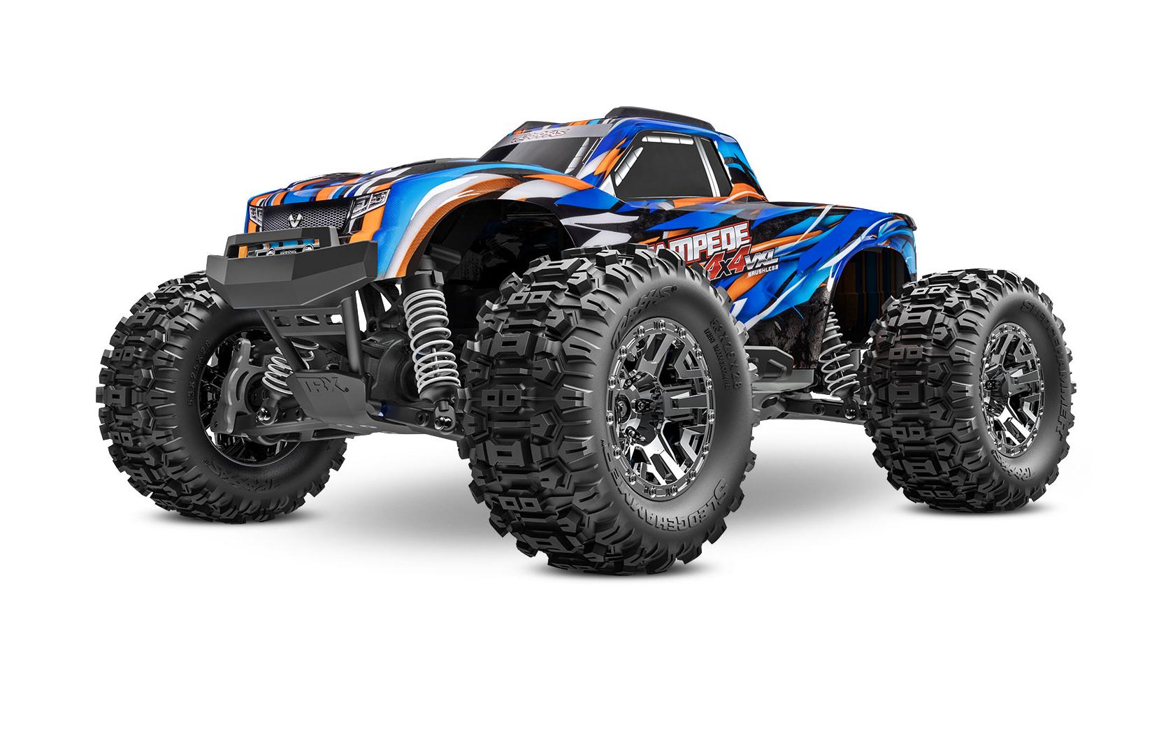 Monster Truck Stampede 4x4 VXL Orange, ARTR, 1:10<br>Robuster 4WD Brushless Monstertruck