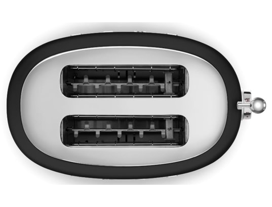 SMEG - Grille pain TSF01BLMEU noir mat 2 fentes design années 50