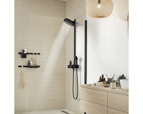 Douchekolom incl. thermostaat hansgrohe Pulsify S zwart 24240670