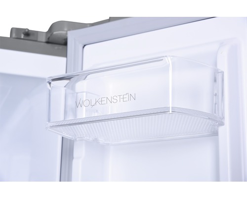 French Door koelkast Wolkenstein FD351.4A++NFIX BxHxD 63,5 x 185,5 x 68,50 cm Koelgedeelte 191 l Vriesgedeelte 129 l