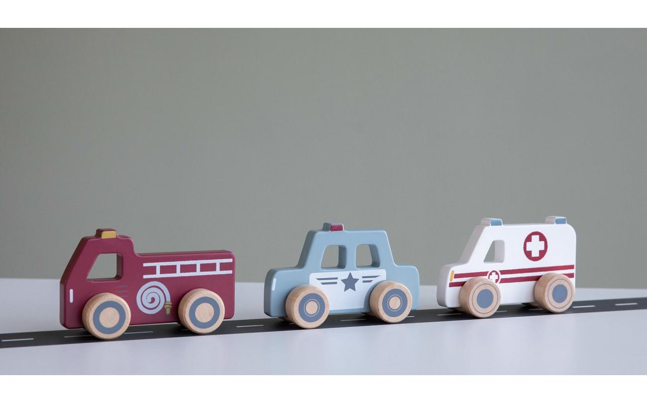 Little Dutch Hulpverleningsauto's 3-pack