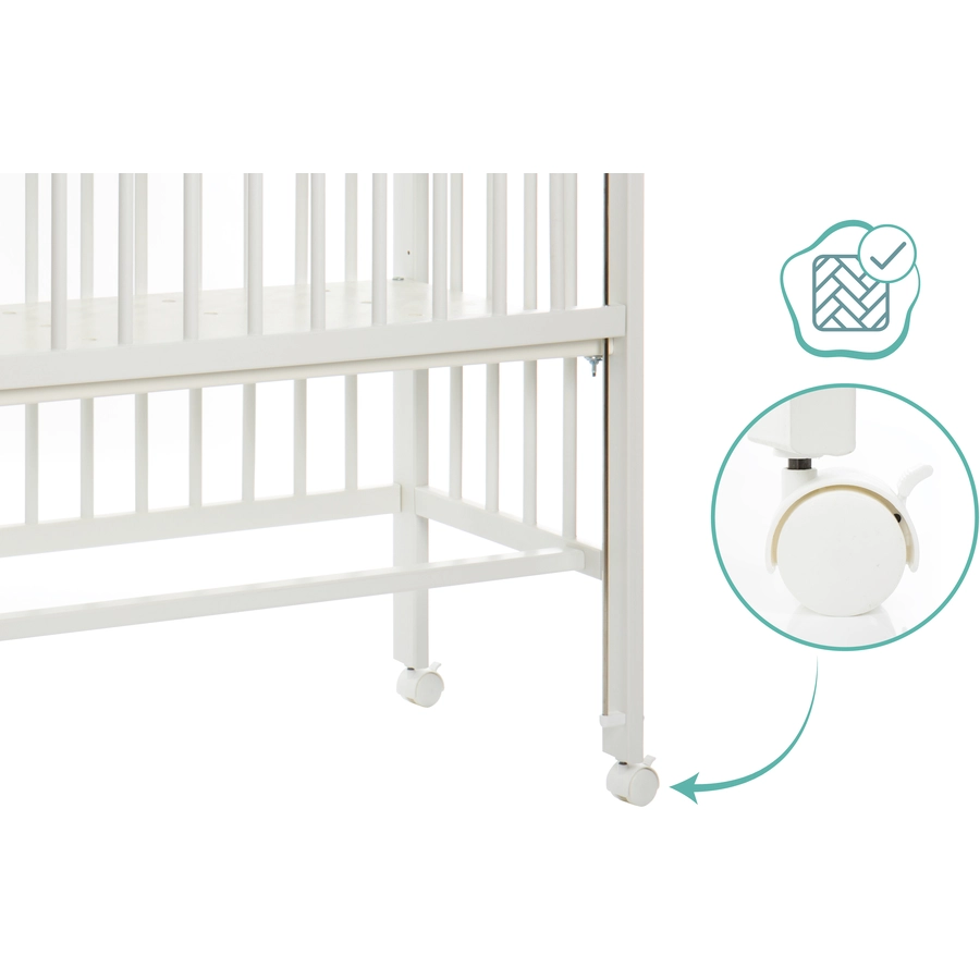 fillikid Beistellbett Cocon weiß