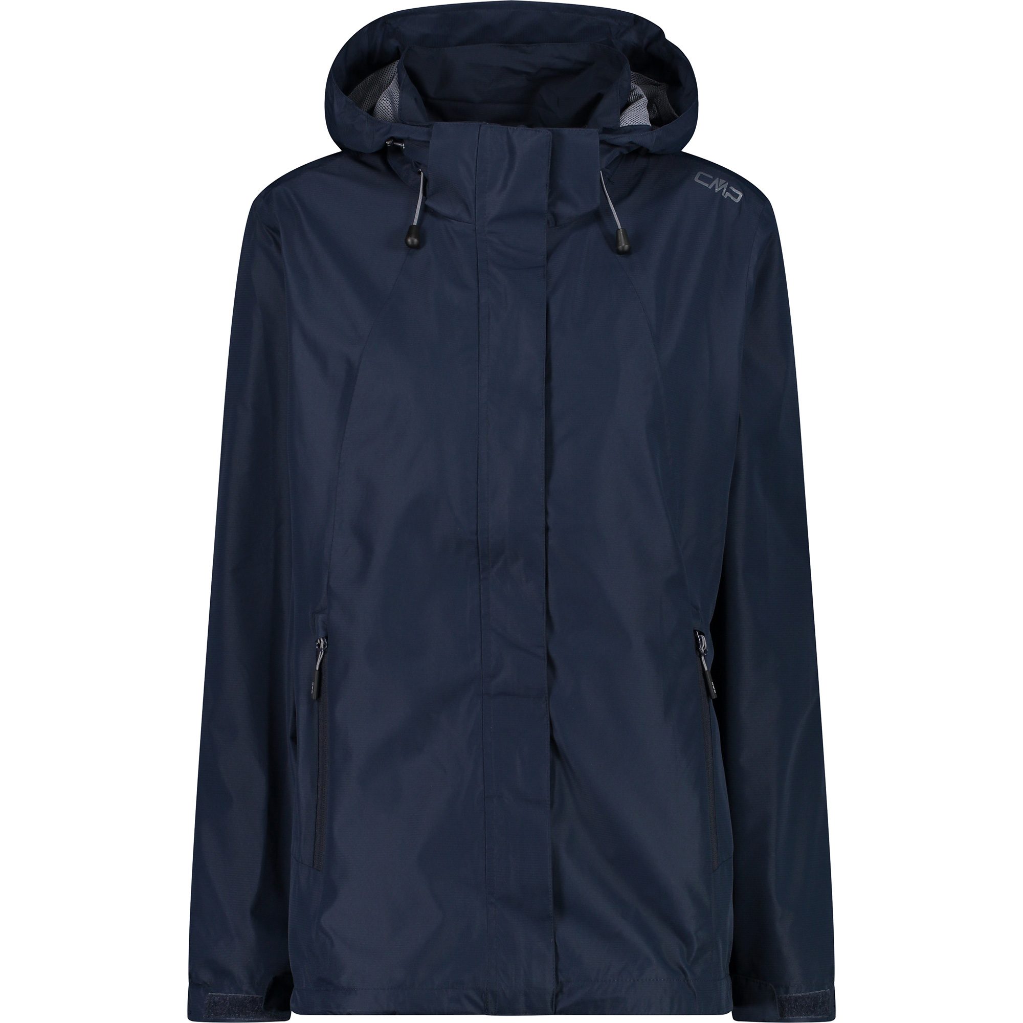 CMP Zip Hood With Ventilation Regenjacke Damen schwarz