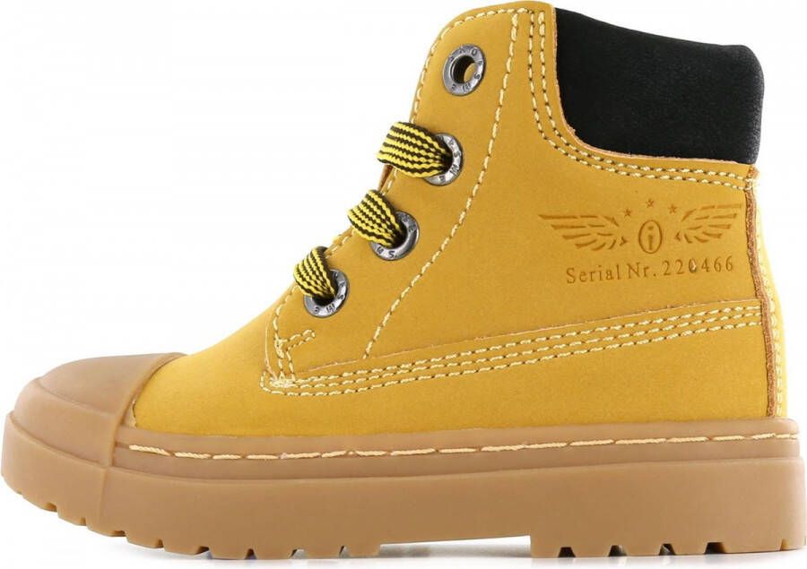 Shoesme Enkelboot Sw21w007 c Biker Geel