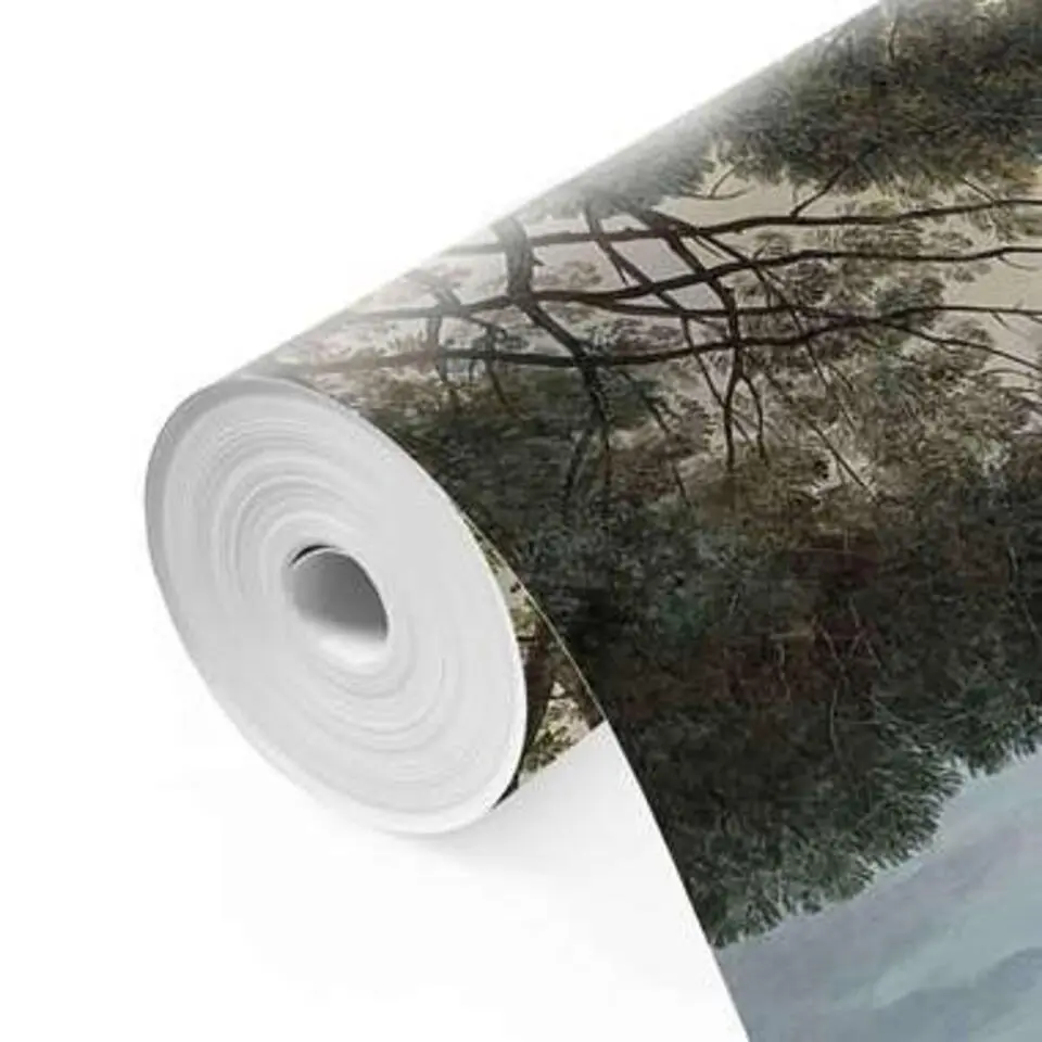 Fotobehang Voogd Italiaans Landschap - 260x384cm - Groen