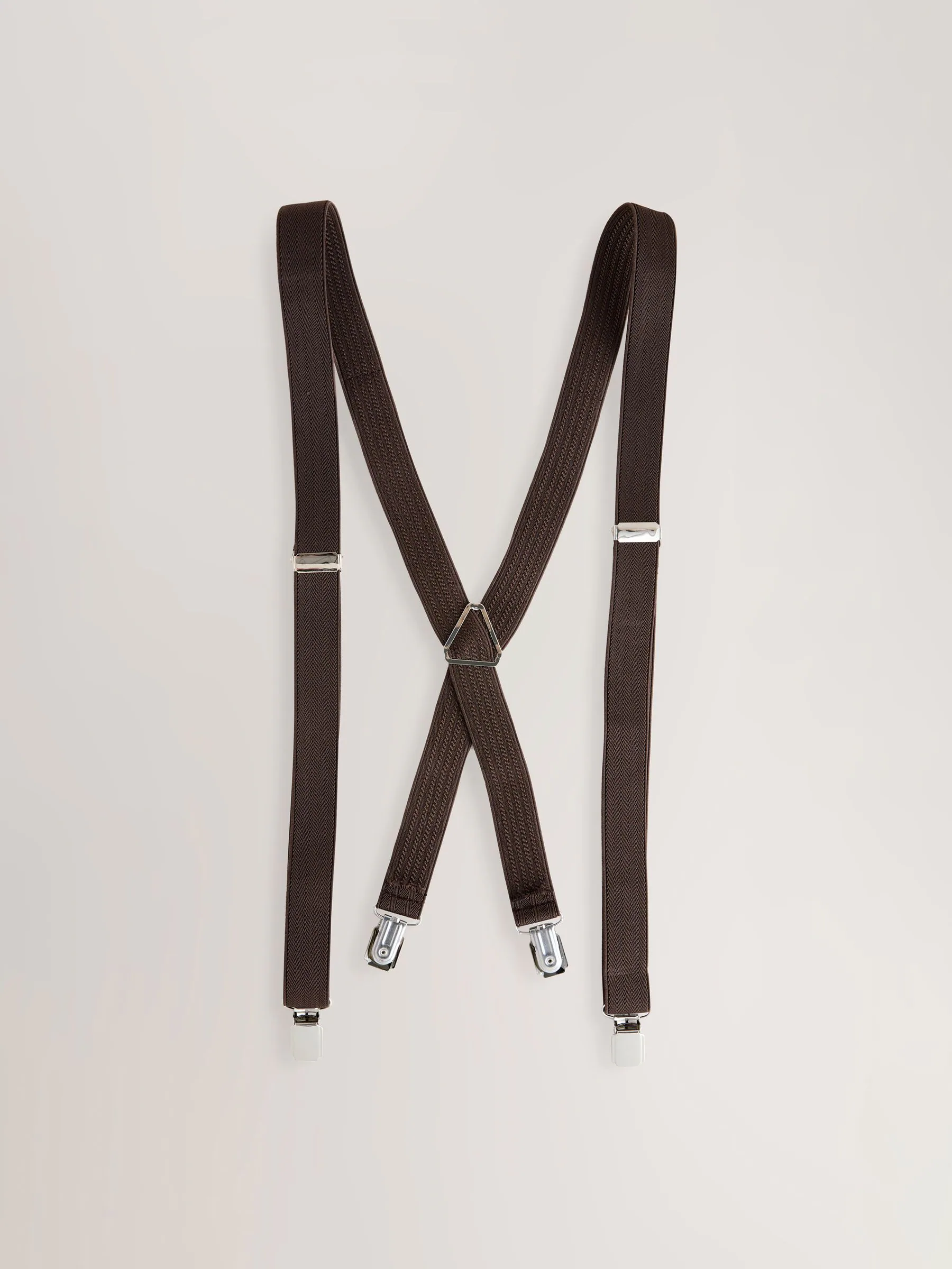 Chocoladebruin - Smalle bretels