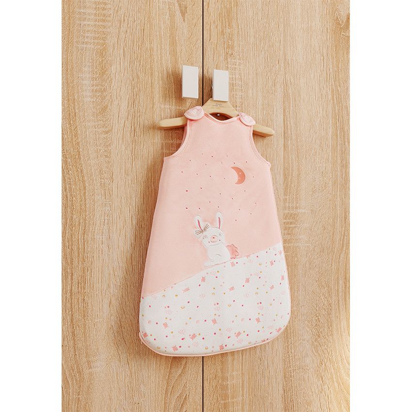 Gigoteuse sans manches en polyester doublée coton TOG 2.5 - Rose
