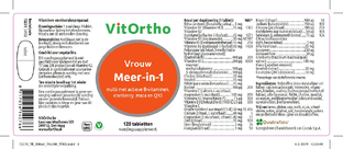 VitOrtho Meer In 1 Vrouw Tabletten 120TB
