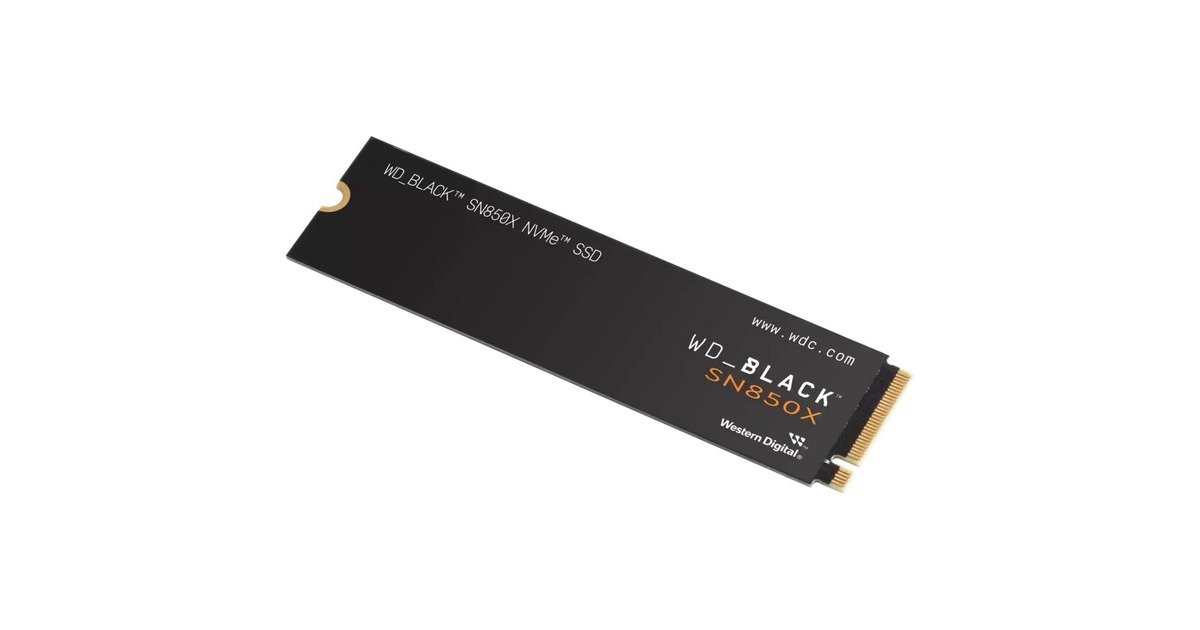WDBlack SN850X 8 TB SSD  (Zwart, WDS800T2X0E, PCIe 4.0 x4, NVMe, M.2 2280)