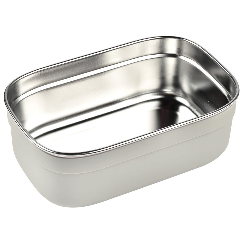 BeabaBeaba   Lunchbox inox samtgrau/baltischblau