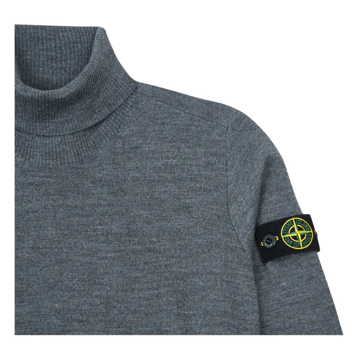 Stone Island Pull Col Cheminé | Gris