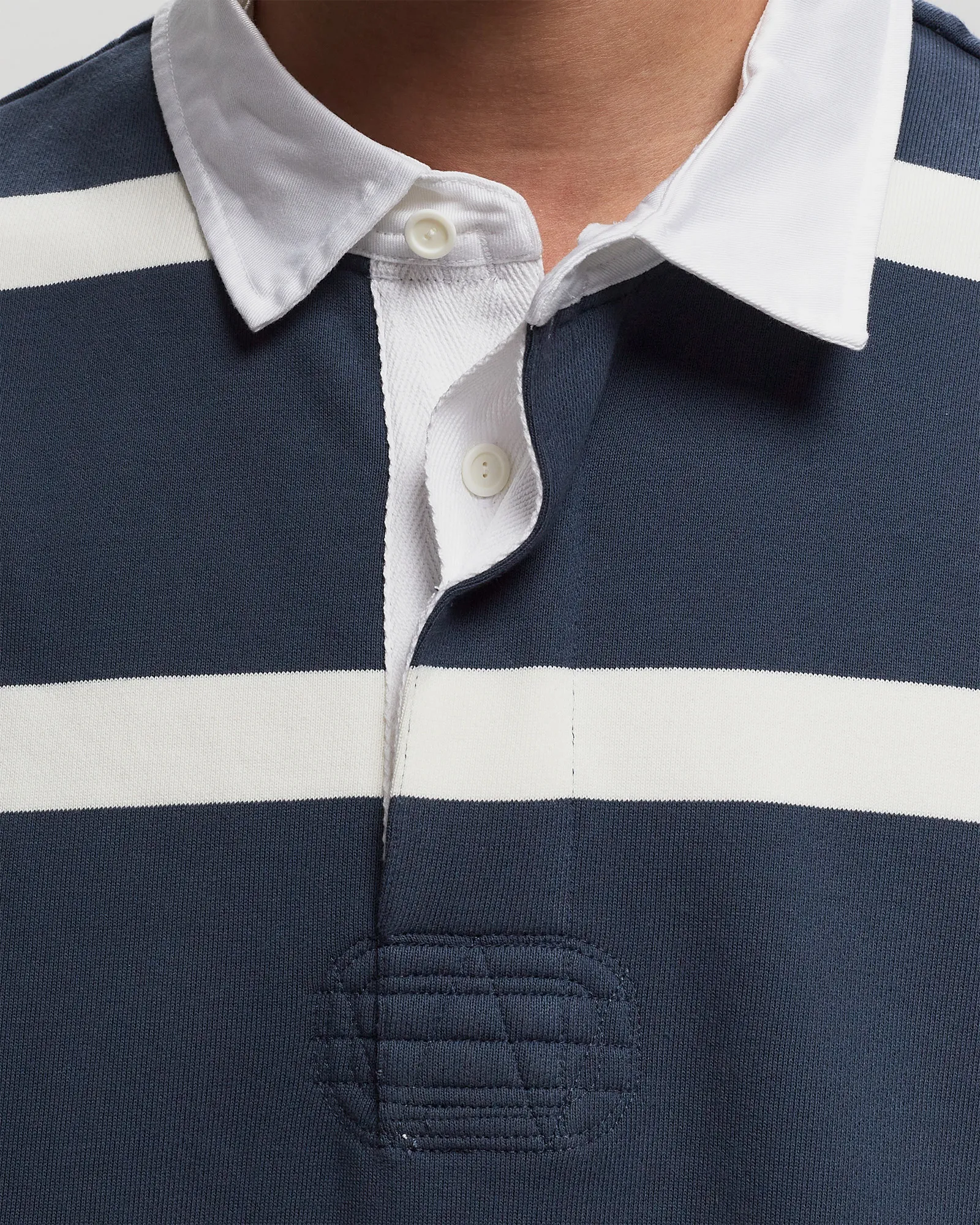 Nike Nike Life Striped Heavyweight Rugby Shirt