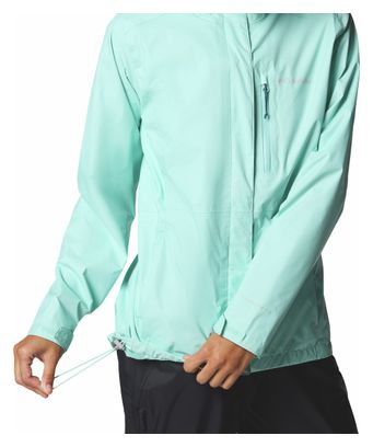 Veste Imperméable Columbia Pouring Adventure III Bleu Femme