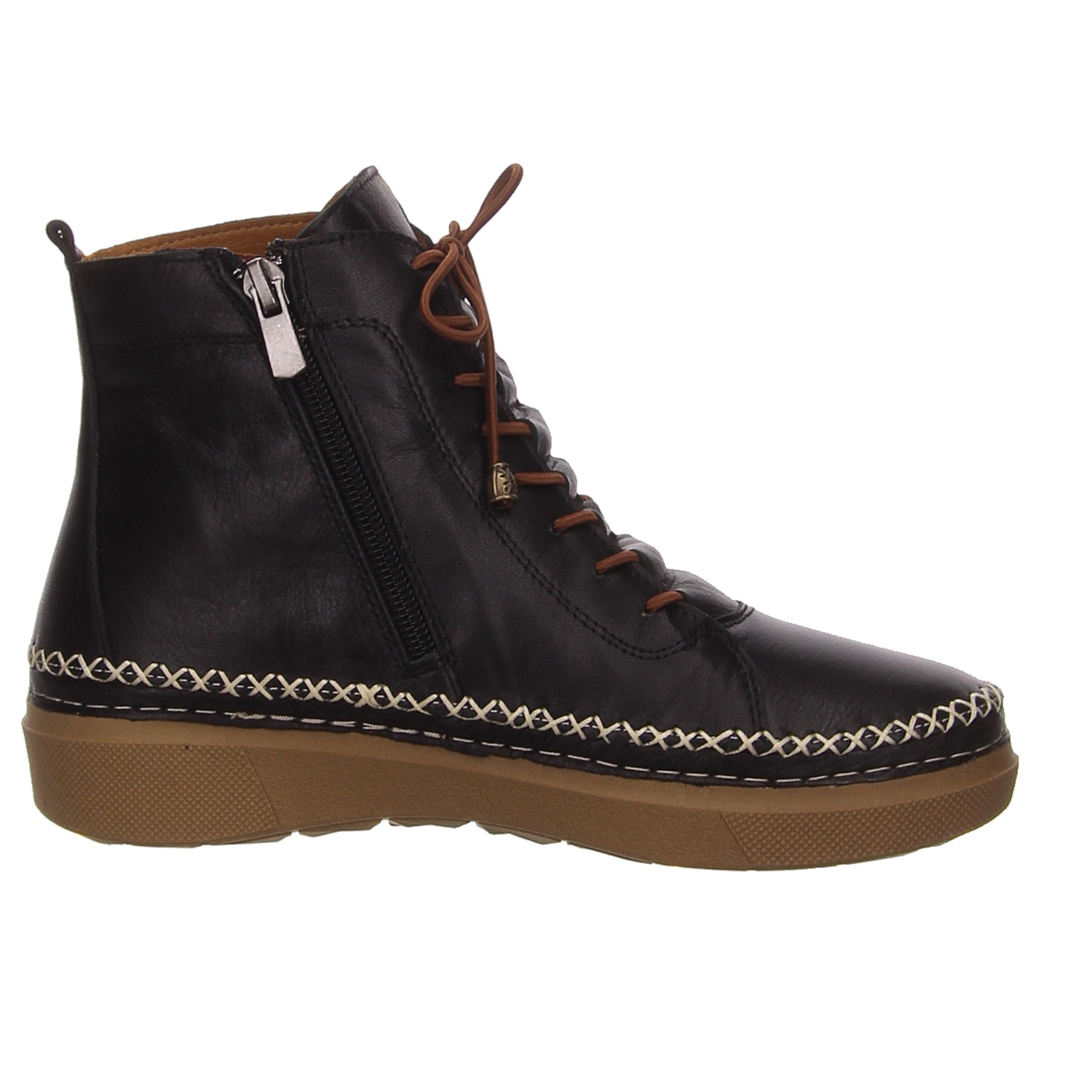 Elbandi Schnürboots schwarz schwarz