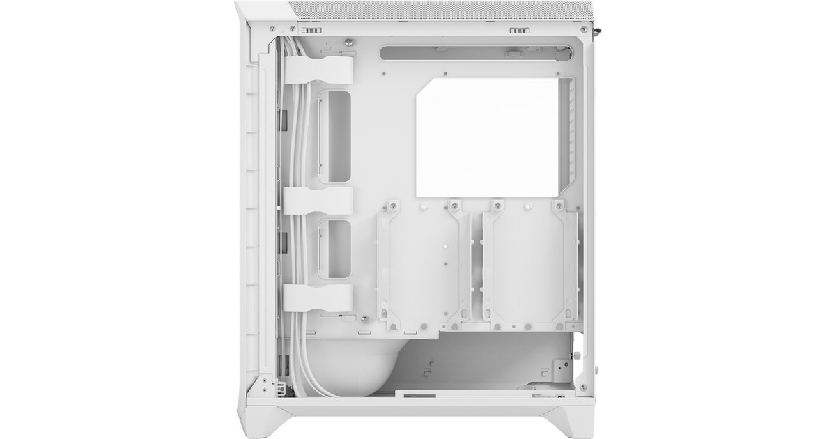 Fractal DesignMeshify 3 midi tower behuizing  (Wit | 2x USB-A | 1x USB-C | Tempered Glass)