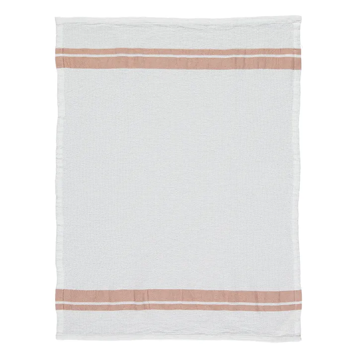 Camomile London Serviette de bain waffle en coton | Terracotta