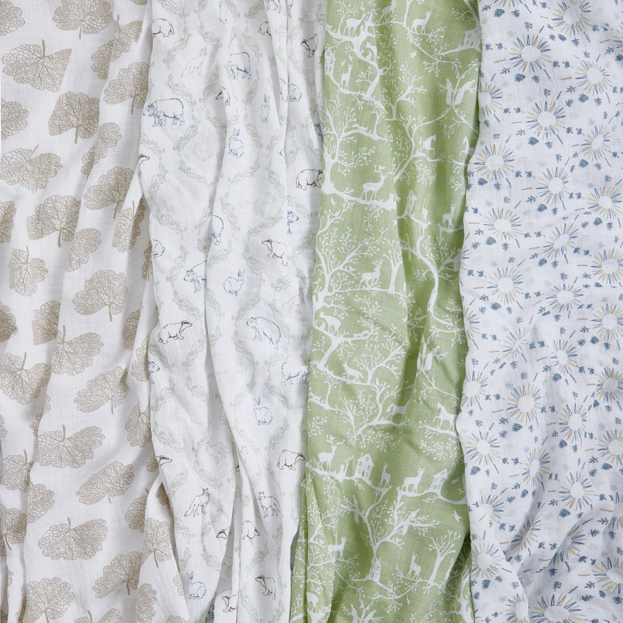 aden+anais™ Musslin Pucktuch 4er-Pack Harmony 112 x 112
