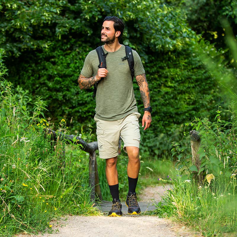 Adventure Cargo Stretch Shorts Herre Khaki