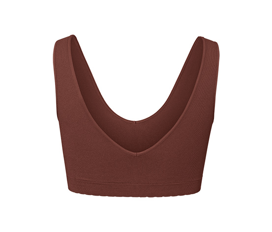 Seamless-Bustier, braun