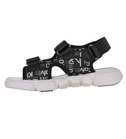 Calvin Klein Sandalen - Schwarz m. Allover Logo