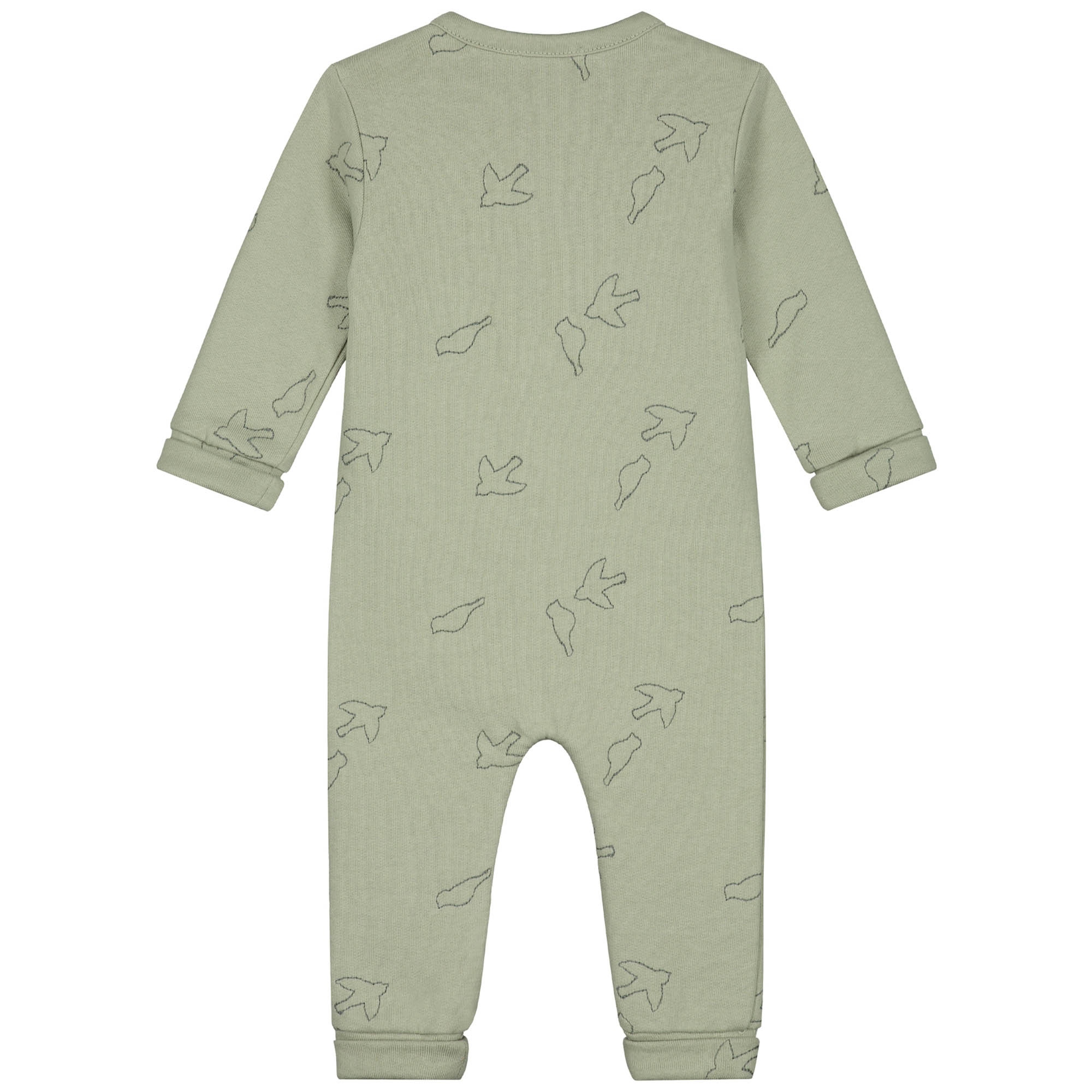Prénatal newborn boxpakje Pure lange mouwen all over print groen