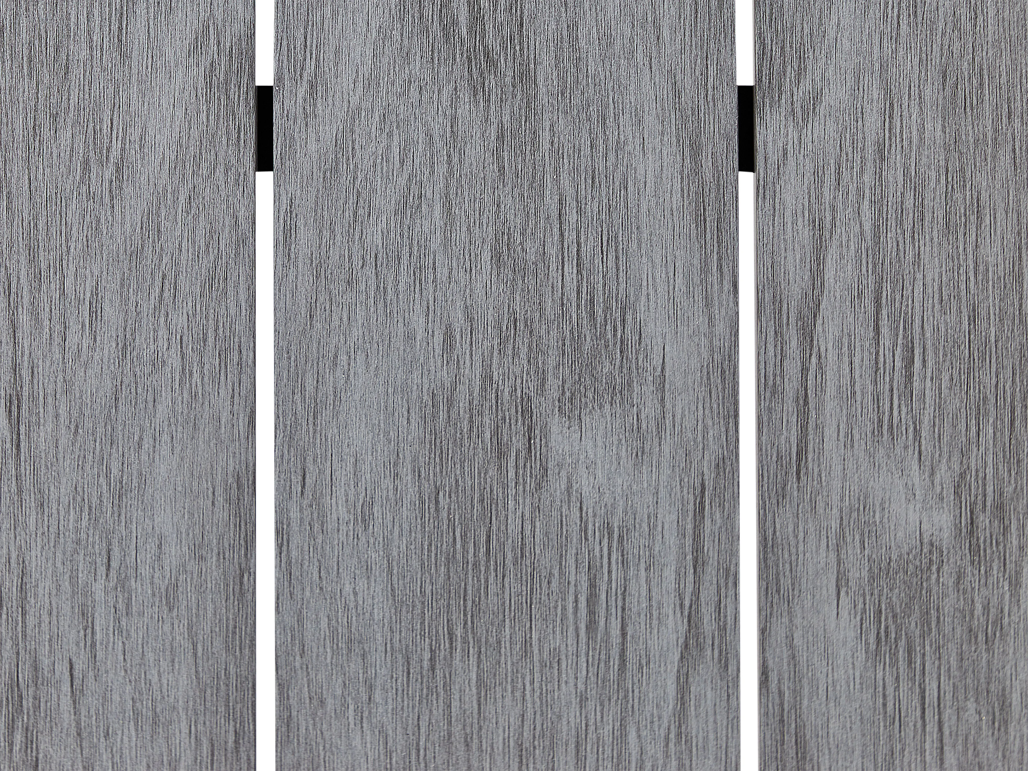 Uitschuifbare tuintafel TOFANE 198/248 cm 90 cm Grijs