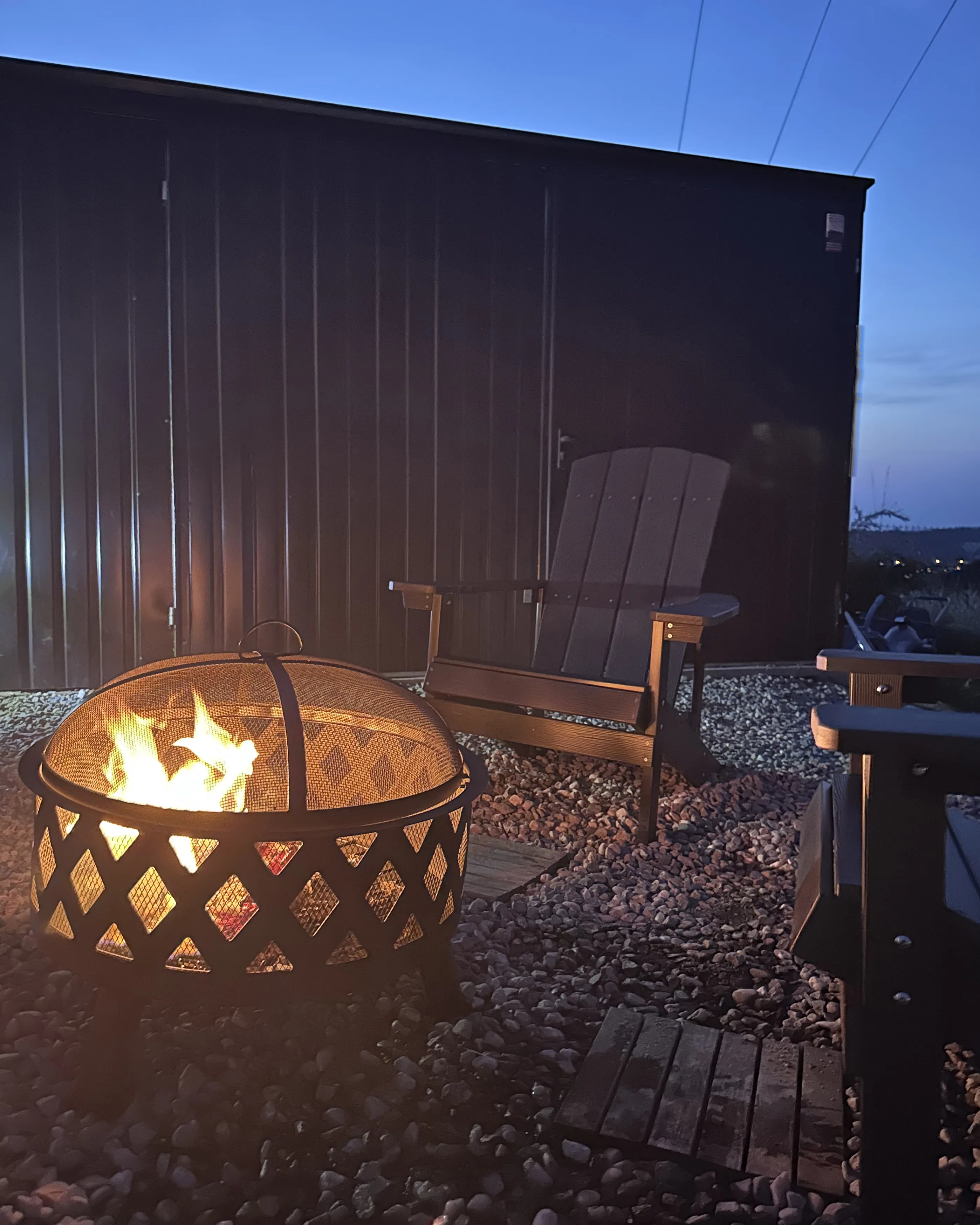 Tuinstoel ADIRONDACK Donkergrijs