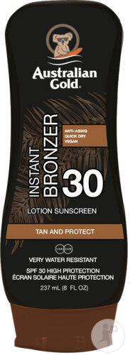Australian Gold IP30 Lotion Avec Agent Bronzant Flacon 237ml