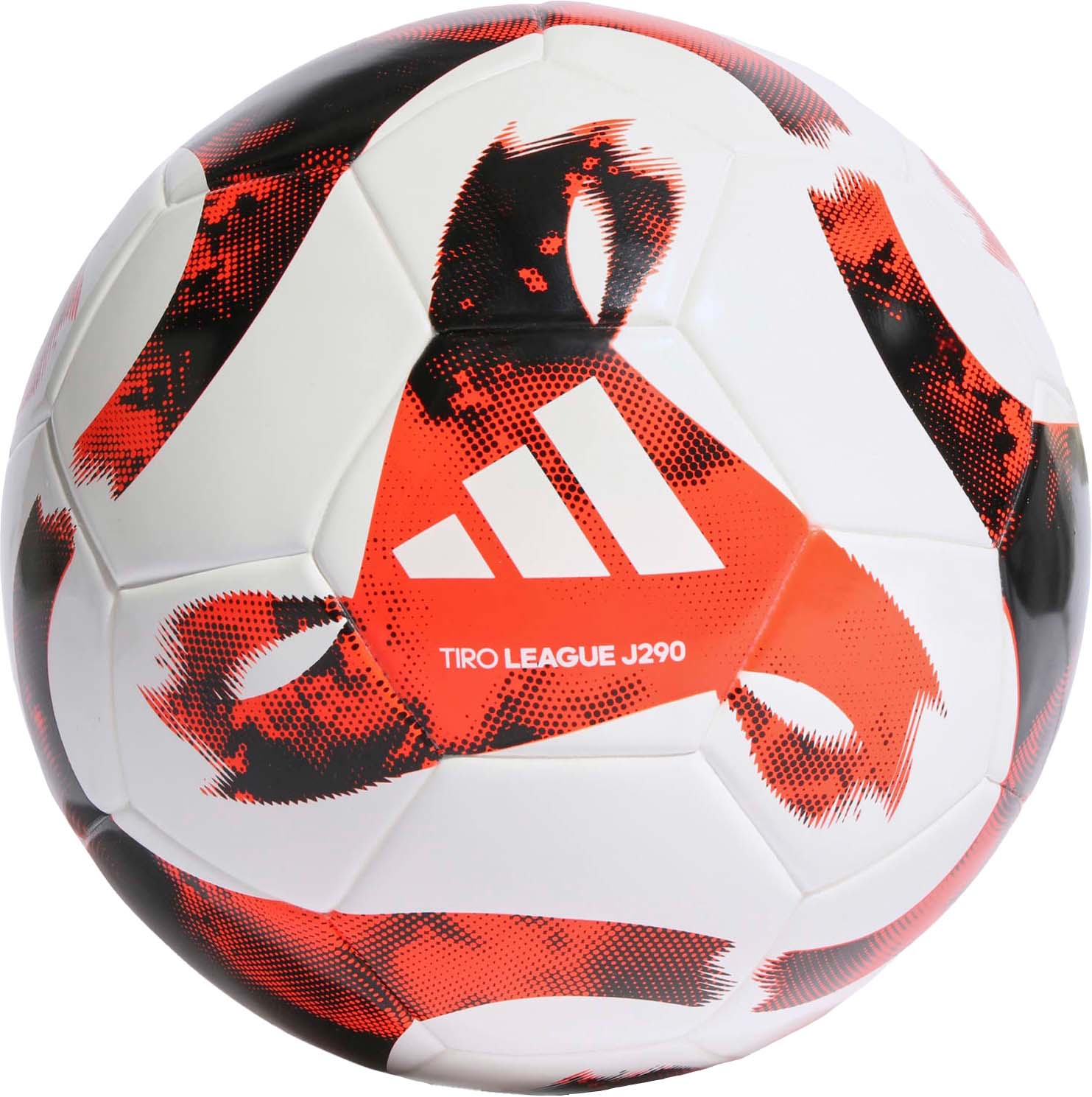 Tiro 290 League Ball Junior White/Black/Team Solar Orange
