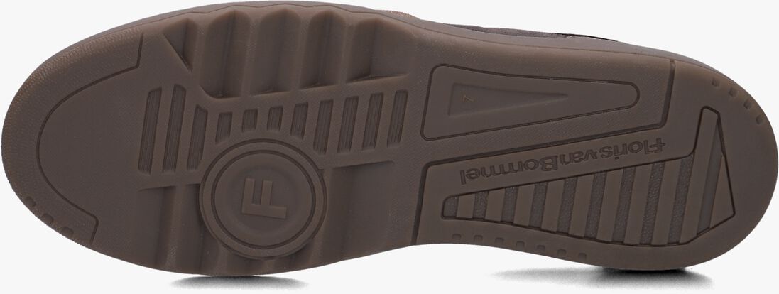 bruine floris van bommel lage sneakers sfm-10143 de kupster