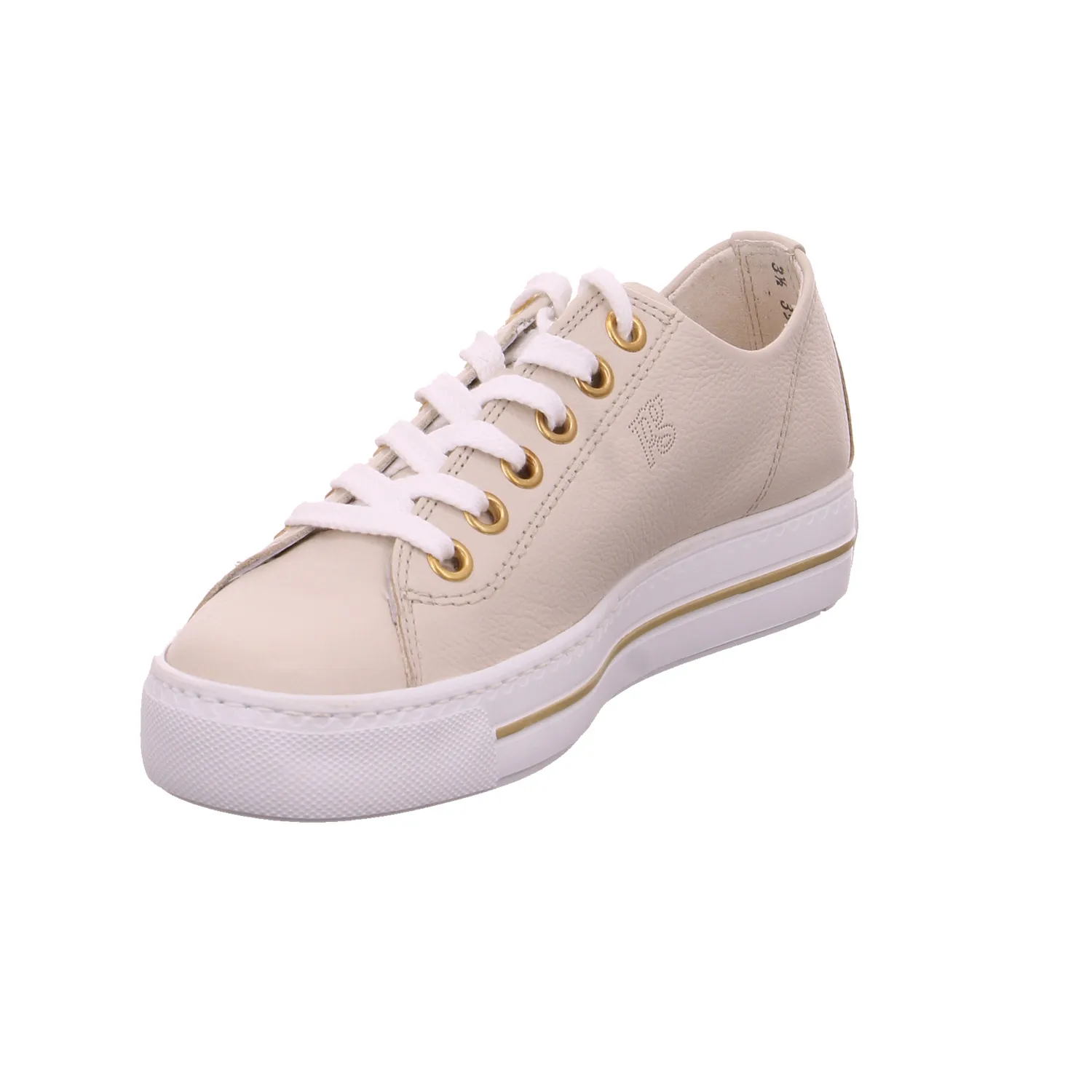 PAUL GREEN Sneaker Beige Leder