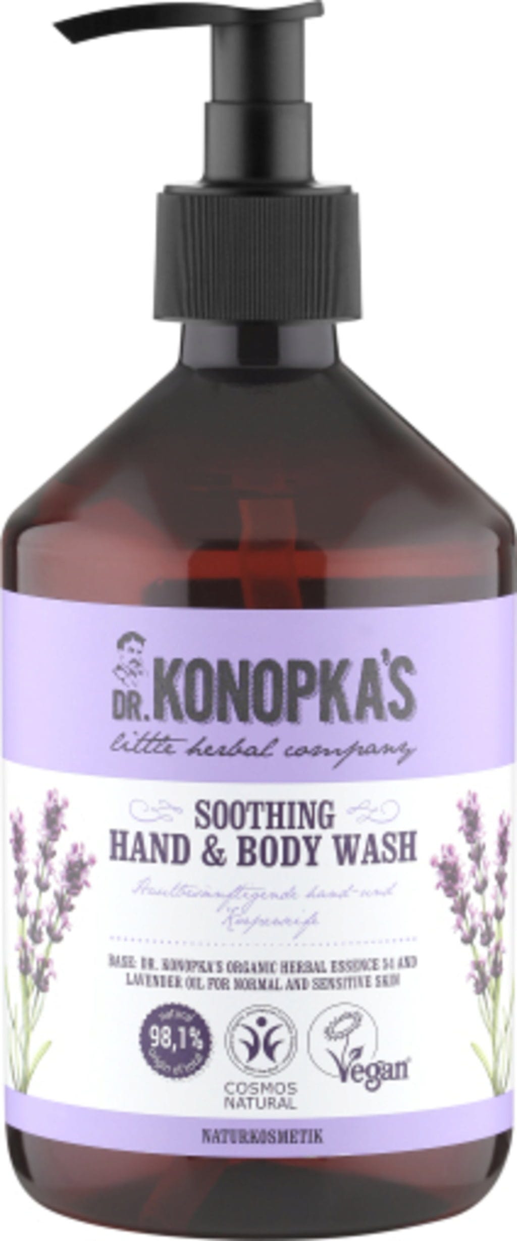 Dr. KONOPKA'S  Soothing Hand & Body Wash, 500 ml