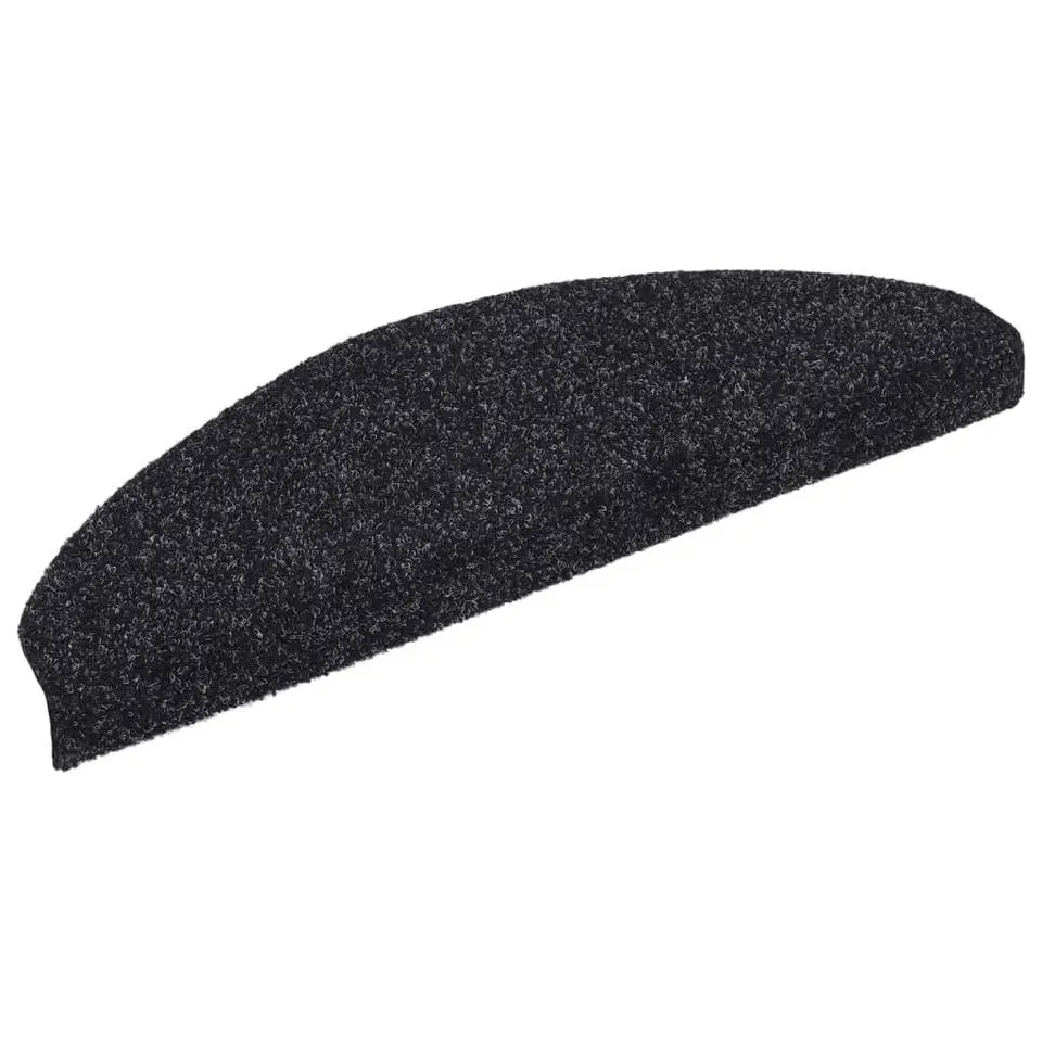 vidaXL - Trapmat - Zwart - Polypropyleen - 65 x 21 x 4 cm - 10 stuks