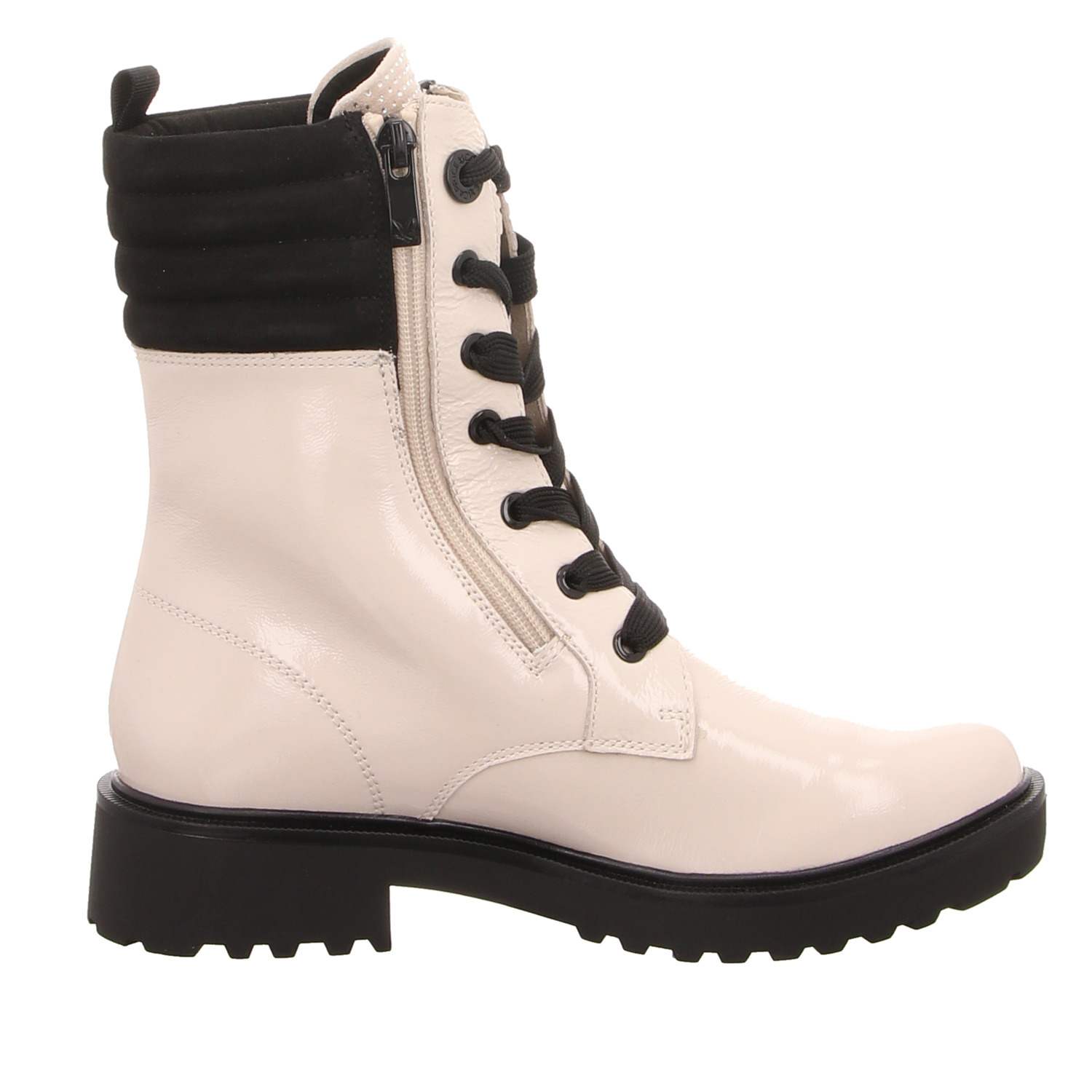 Caprice Schnürstiefel weiss/weiss kombi