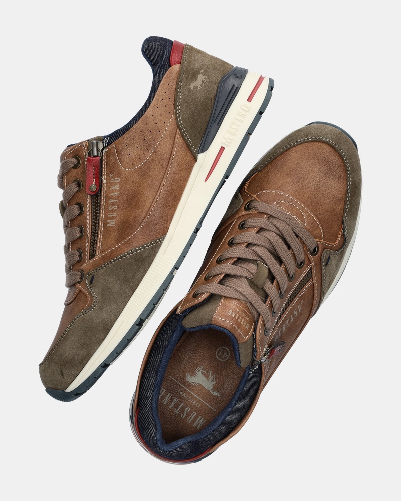 Mustang Lage sneakers  - cognac