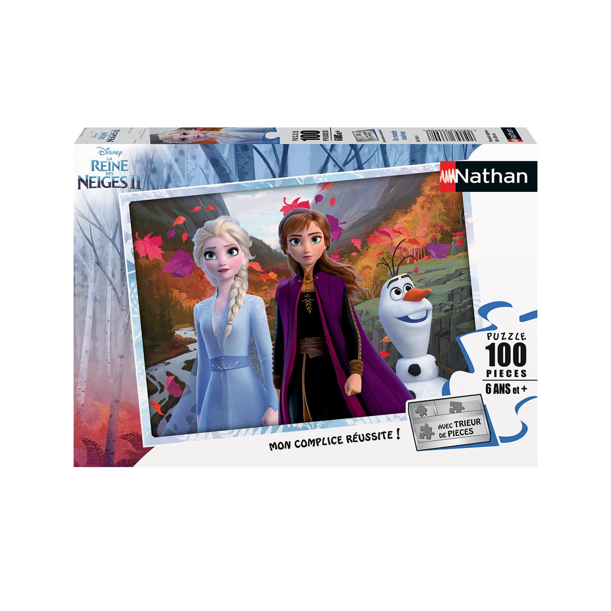 Puzzle 100 pièces - Un monde magique -  La Reine des Neiges 2
