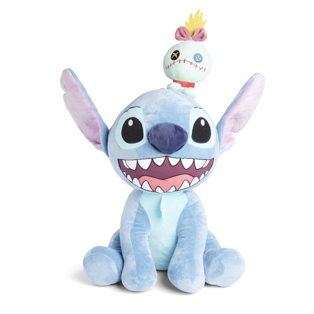 Peluche Stitch avec Scrump polyester H50cm