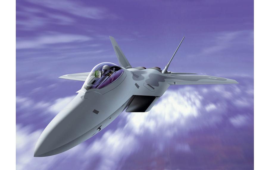 Bausatz F-22 Raptor 1:72Kunststoff Modellbausatz