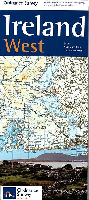 ORDNANCE SURVEY - IRELAND WEST 1 250 000