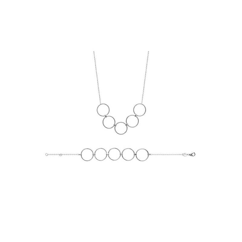 Collier Femme - Argent 925 - Longueur : 45 cm