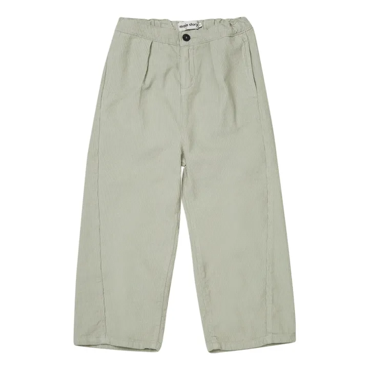 Main Story Pantalon Barrel Coton Bio | Gris