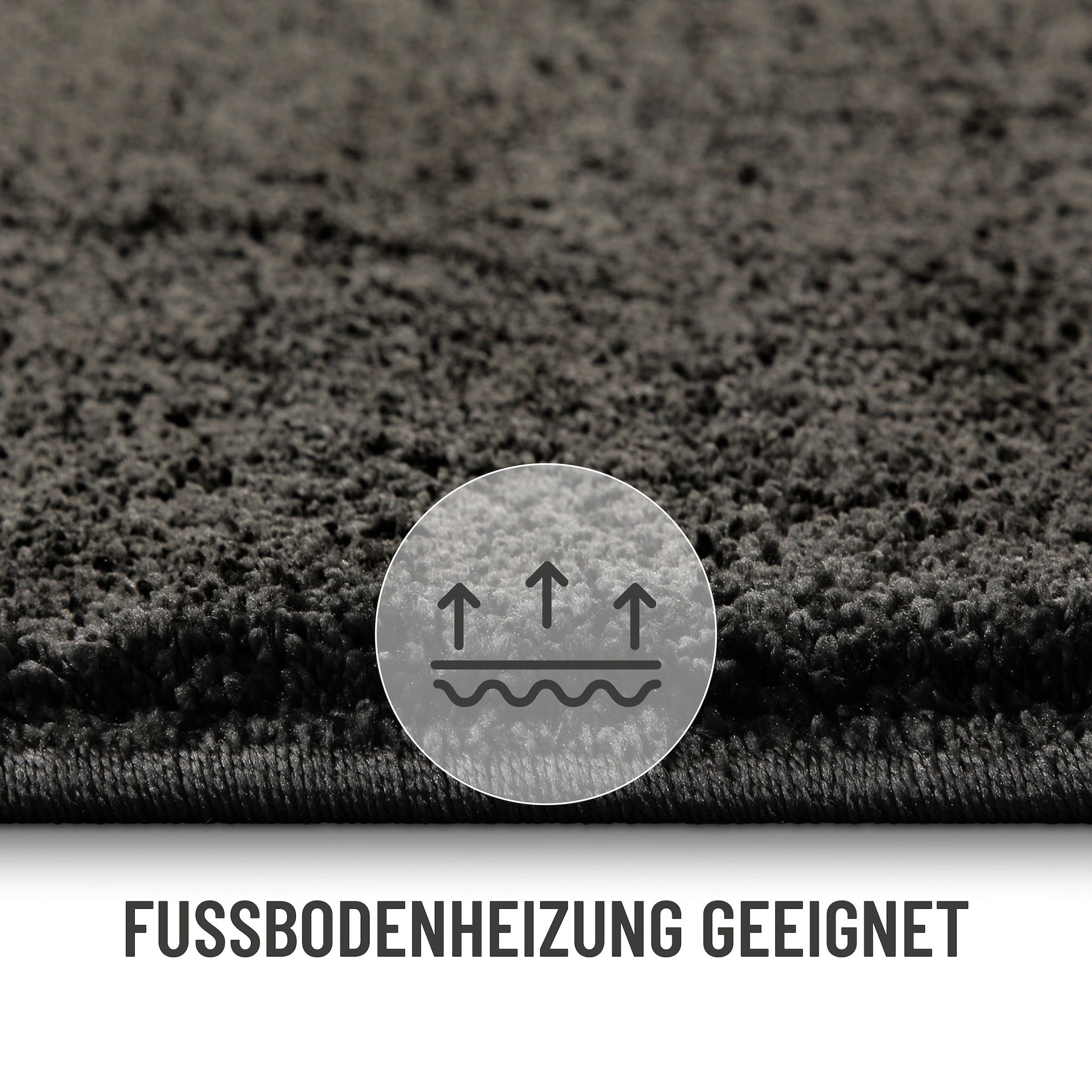 Wecon home Basics Hochflor-Teppich »Nova, auch als Läufer, auch quadratisch« rechteckig 25 mm Höhe Shaggy gewebt, Läufer, robust, Wohnzimmer, Schlafzimmer
