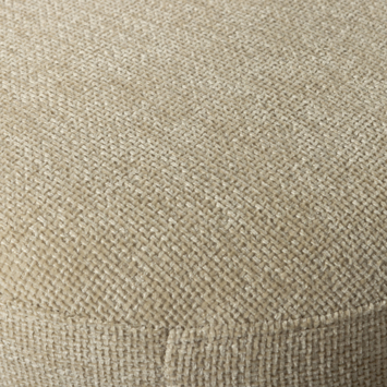 WOOOD kruk Charlie natural beige chenille stof